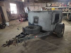 lot 331 image: Custom Trailer Mount Hydraulic Pump...