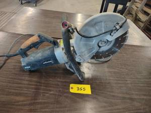lot 355 image: Evolution Concrete Saw, 12 Blade...