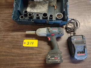 lot 379 image: Bosch 18 Volt Cordless 12 Impact ...