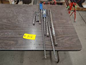 lot 512 image: Assorted Carbide Tipped Drill Bits,...