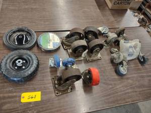 lot 568 image: Wheels & Casters...