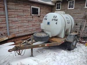 lot 8B image: Utility Trailer, 8 with Water Tank...