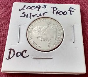 lot 51 image: 2009-S Silver Proof Quarter