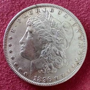 lot 54 image: Nice 1896 Morgan Dollar