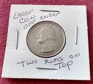 lot 58 image: 1992 Error Quarter