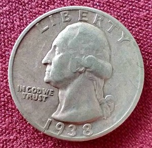 lot 87 image: 1938-S Washington Quarter