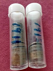 lot 105 image: (2) Partial Wheat Penny Rolls - 1911 & 1915