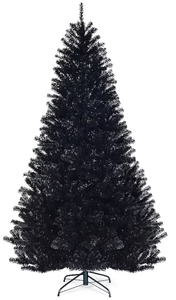 lot 212 image: Costway 90-in Freestanding Artificial tree