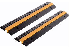 lot 303 image: 2 Pack Rubber Cable Ramp Hose Cable Protector