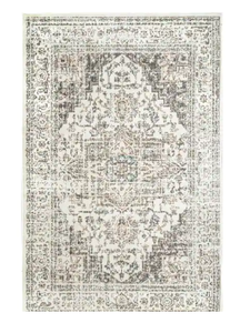 lot 11 image: Vintage Tanith Cream 11 ft. x 14 ft. 6 Living RoomBedroomDining Room Area Rug