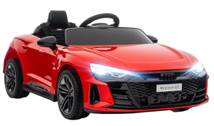 lot 79 image: Aosom Licensed Audi RS e-tron GT 12V Ride On Car Truck for Kids, Electric Car Ride On Vehicle wParent Remote Control, Music, Lights, for Toddlers, Red