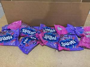 lot 256 image: LOT OF 10 Nerds Grape & Strawberry Candy