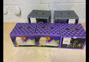 lot 260 image: LOT OF 5 Favorite Day Pre-Built Haunted Village Cookie House Kit