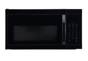 lot 177 image: Vissani 1.7 cu. ft. 1000-Watt Over the Range Microwave in Black (Minor Transit Damage, See Photos)