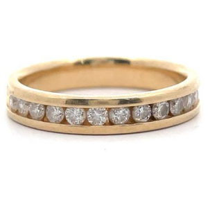 lot 40 image: 12 Carat Natural Diamond Estate Ring in 14K Yellow Gold Retail $2,280 VIDEO