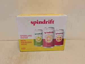 lot 64 image: NEW SPINDRIFT SPARKLING WATER VARIETY PACK 30CT