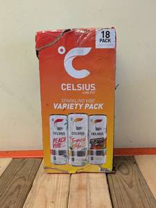 lot 42 image: CELSIUS SPARKLING VIBE VARIETY PACK 18CT