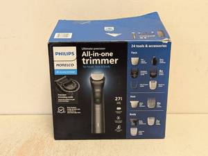lot 128 image: PHILIPS NORELCO ULTIMATE PRECISION ALL-IN-ONE TRIMMER