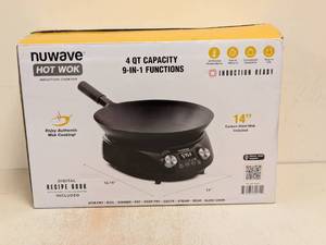 lot 147 image: NEW NUWAVE HOT WOK INDUCTION COOKTOP