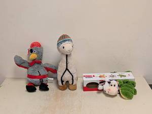 lot 113 image: (4) KONG COZIE DOG TOYS