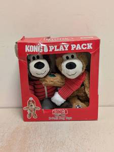 lot 93 image: NEW KONG KNOTS DOG TOYS 2PK