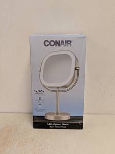 lot 120 image: CONAIR LED LIGHTED MIRROR