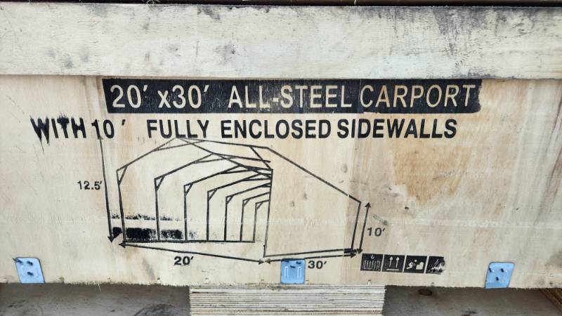 lot 718 image: SDLANCH High End Carport 20 x 30 (SDLC2030)