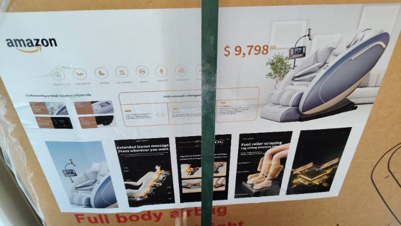 lot 9259V2 image: SDLANCH IRMC 8D Massage Chair - 110v - BLACK