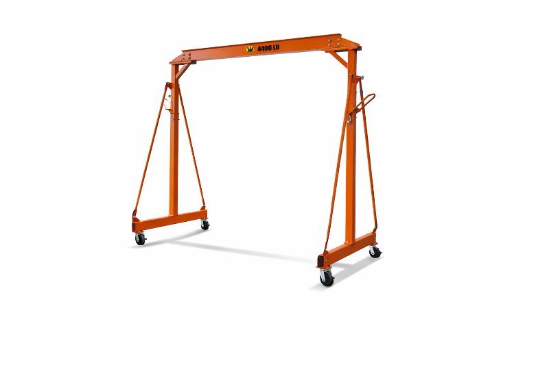 lot 9007A image: ATSPOWER 4400-LB Adjustable Height All-Steel Gantry Crane (ATS-AGC4400)