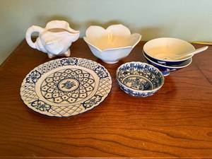 lot 78 image: Assorted Ceramic & Porcelain Tableware Set from Japan, Portugal, China
