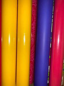lot 214 image: Assorted Colorful Givenchy Wrapping Paper Rolls Lot