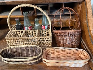 lot 205 image: Wicker Baskets - Assorted 6 -Piece Set