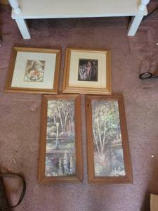 lot 81 image: Framed Art Prints (Lot of 4)