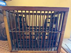 lot 68 image: Home Elements Wooden Basket - ITEM 549759