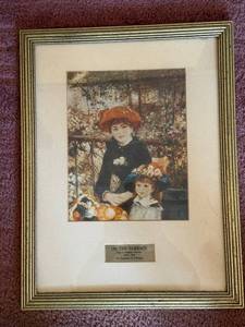 lot 130 image: On the Terrace - Framed Print (Vintage Reproduction)