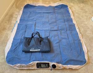 lot 198 image: LL - SoundAsleep Full-Size Air Mattress With Built-In Pump & Repair Patches