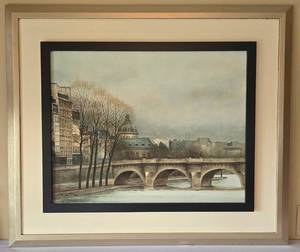 lot 27K image: LR - Framed Cityscape Print