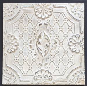 lot 43K image: LR - Metal Wall Hanging with Wood Back Frame - 23-Inch Square