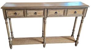 lot 106K image: O - Home Meridian 2-Drawer Sofa Table