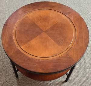 lot 168K image: LR - Beautiful Round Coffee Table