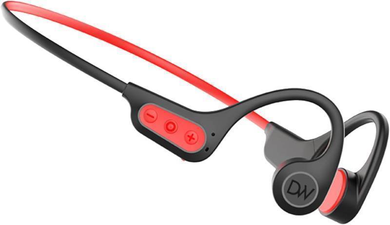 lot 930 image: Dartwood Bone Conduction Headphones - Waterproof Wireless Bluetooth Open Ear with 16 GB Internal Storage (Black)
