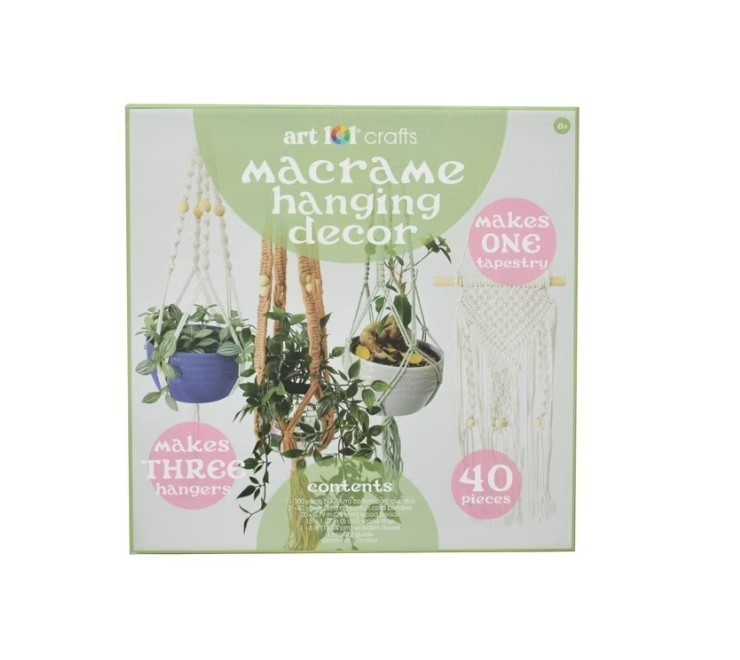 lot 280 image: NEW Art 101� Crafts Macrame Hanging Dcor Kit