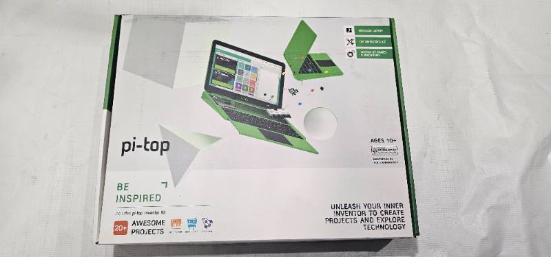 lot 260 image: NEW Pi-Top V2 Raspberry Pi Modular Dev Laptop Computer w Inventors Kit PTIUGR200001