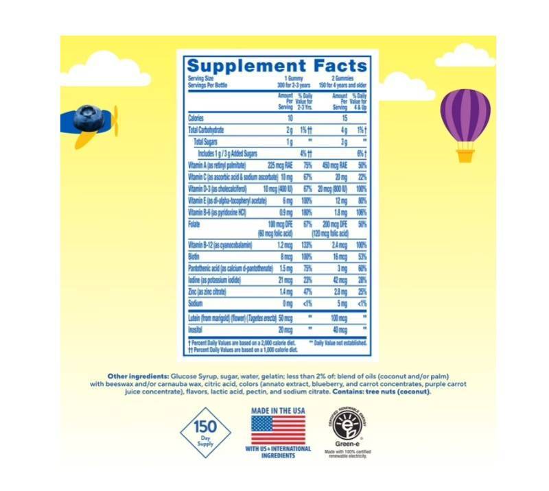 lot 331 image: NEW Lil Critters Gummy Vites Complete Daily Multivitamin, 300 count