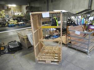 lot 131 image: Wooden Frame built on Pallet - Perfect for Projects