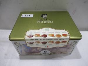 lot 154 image: NEW Matilde Vicenzi Verona Assorted Italian Puff Pastries and Shortbread Tin, 72 ct.