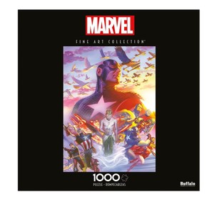 lot 164 image: NEW Buffalo Games Interlocking Jigsaw Puzzle, 1000 pc. - Marvels Captain America #22