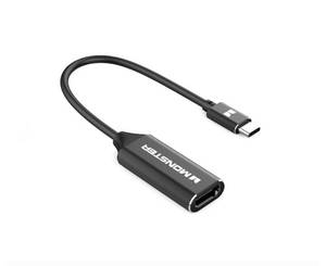 lot 219 image: Monster Classic USB Type-C to 4K HDMI Adapter Video Cable (4k 30Hz) 6 Inch