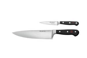 lot 228 image: Wusthof Classic 2-Piece Starter Knife Set in Stainless Steel and Black