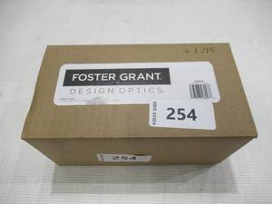lot 254 image: Design Optics by Foster Grant Classic Plastic Reading Glasses, 3-pack 1.75 Lens Power